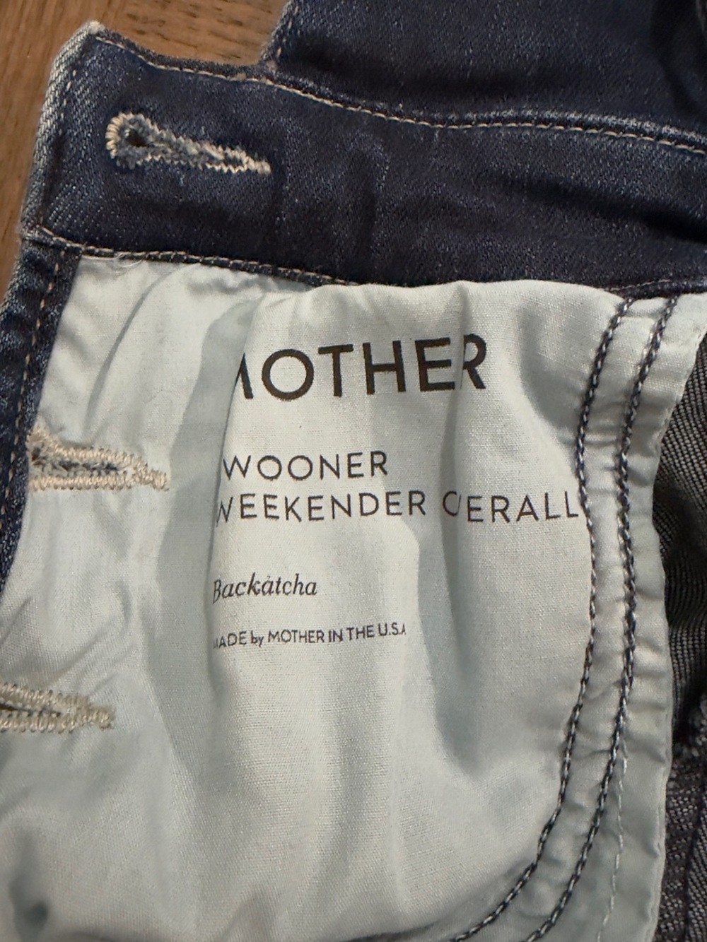 MOTHER The Weekender Denim Overalls Blue Size
24 Made in USA - Picture 6 of 12